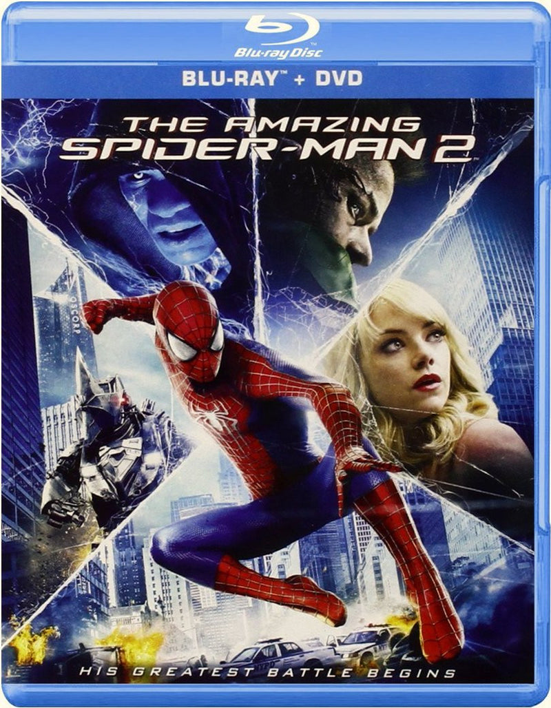 The Amazing Spider-Man 2 Blu-ray + DVD + UltraViolet (3-Disc Set) (Free Shipping)