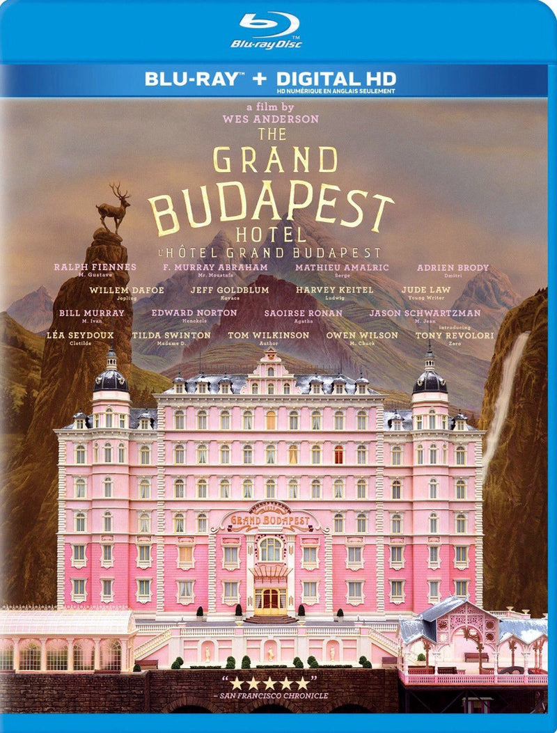 The Grand Budapest Hotel Blu-Ray + Digital HD (Free Shipping)