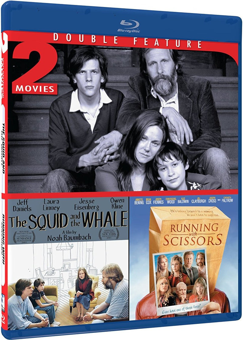 The Squid And The Whale & Running With Scissors Double Feature Blu-Ray (Free Shipping)