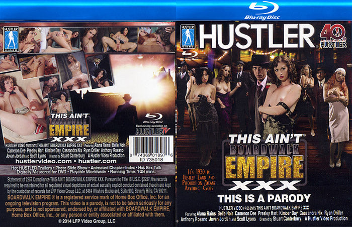 This Ain't Boardwalk Empire XXX - Hustler Adult Blu-Ray (Free Shipping)