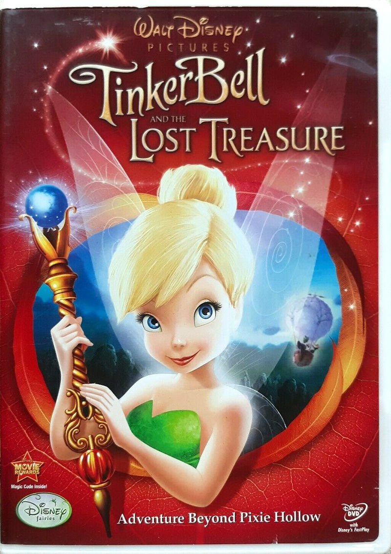 Tinker Bell And The Lost Treasure DVD (Free Shipping)