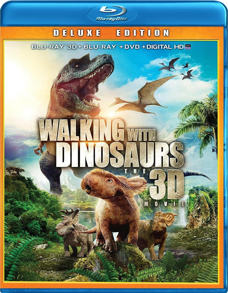 Walking With Dinosaurs Blu-Ray 3D + Blu-Ray + DVD + Digital HD (2-Disc Set) (Free Shipping)