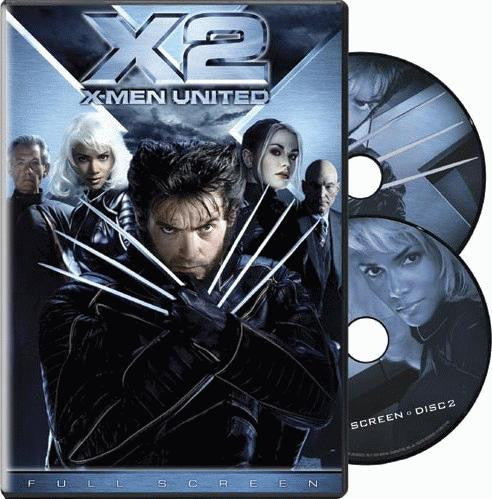 X2: X-Men United DVD (2-Disc Fullscreen Edition) (Free Shipping)