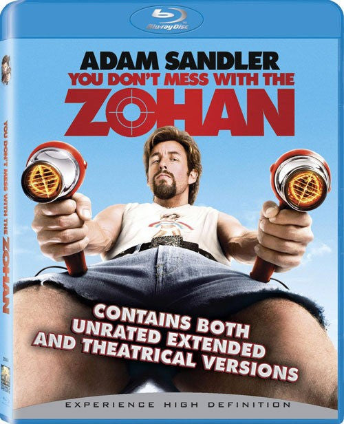 You Don't Mess With the Zohan Blu-Ray (Unrated) (Free Shipping)