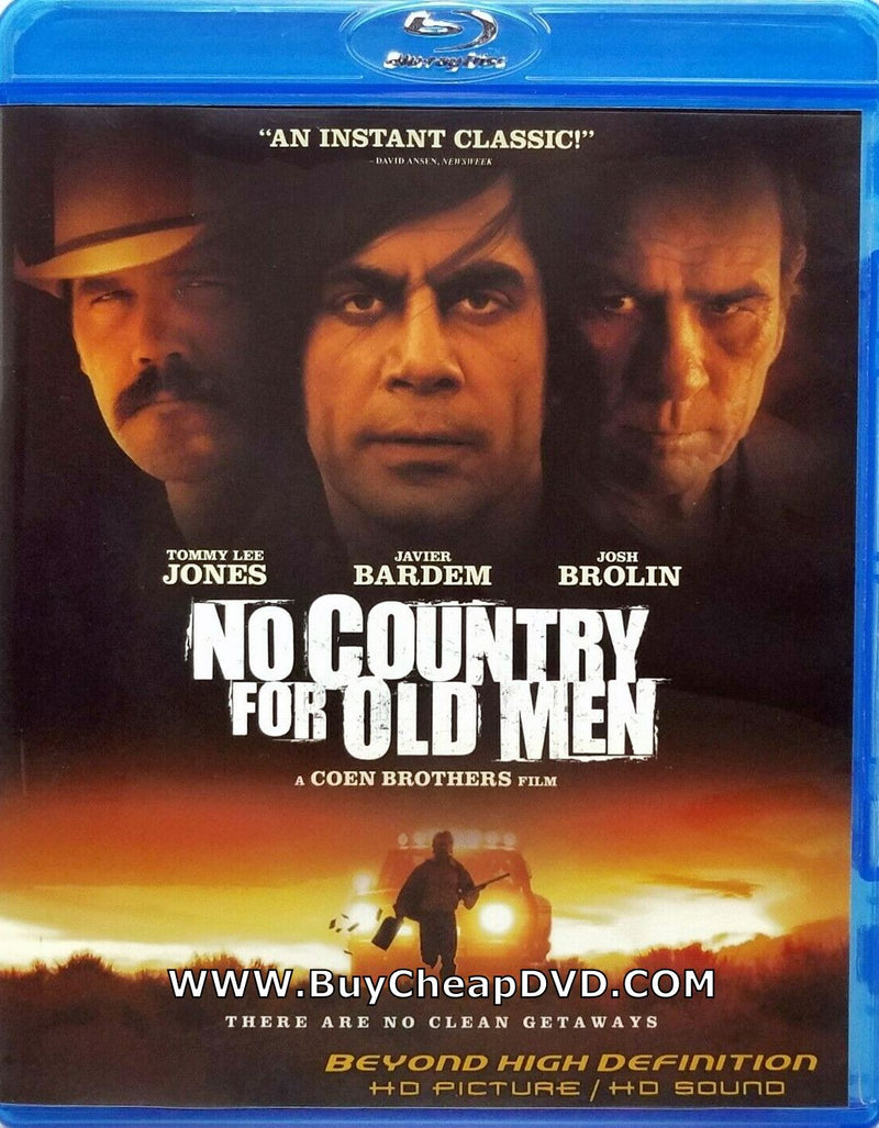 No Country for Old Men Blu-Ray (Free Shipping)
