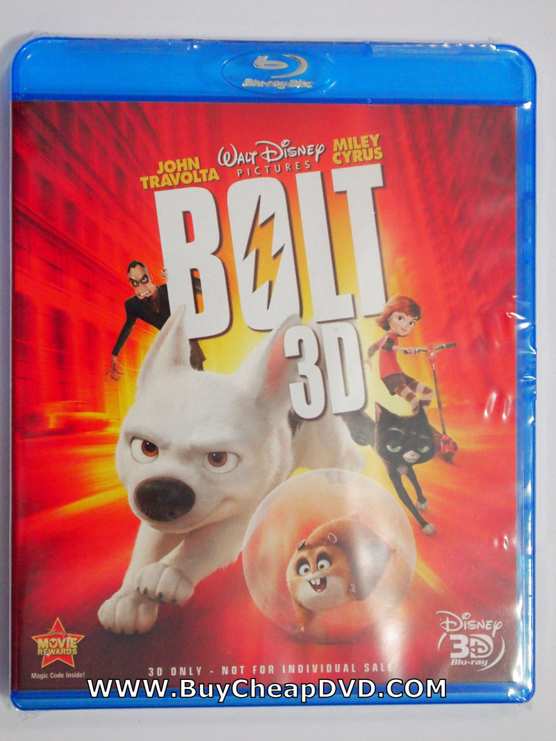 BOLT 3D Blu-Ray (Free Shipping)