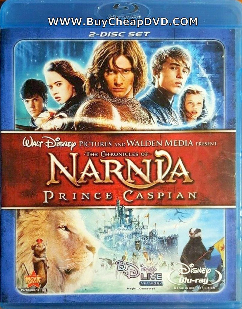 The Chronicles of Narnia Prince Caspian Blu-ray 2-Disc (Free Shipping)
