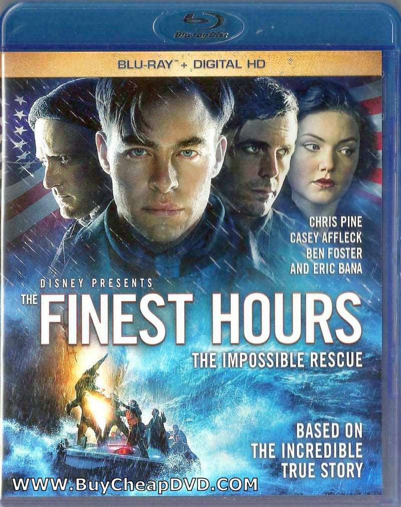 The Finest Hours Blu-Ray + Digital HD (Free Shipping)