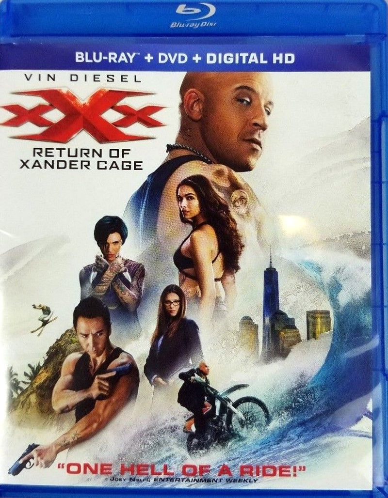 xXx - Return of Xander Cage Blu-Ray + DVD + Digital HD (2-Disc Set) (Free Shipping)